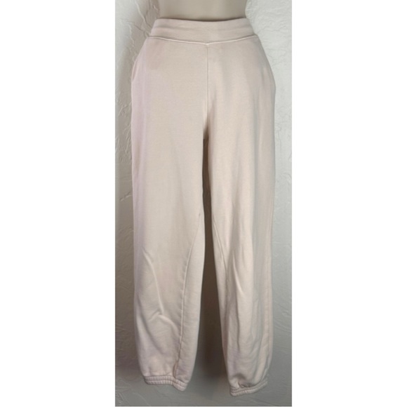 Girlfriend Collective Women's Cream Jogger Pants Athleisure Loungewear, Small - Picture 2 of 9